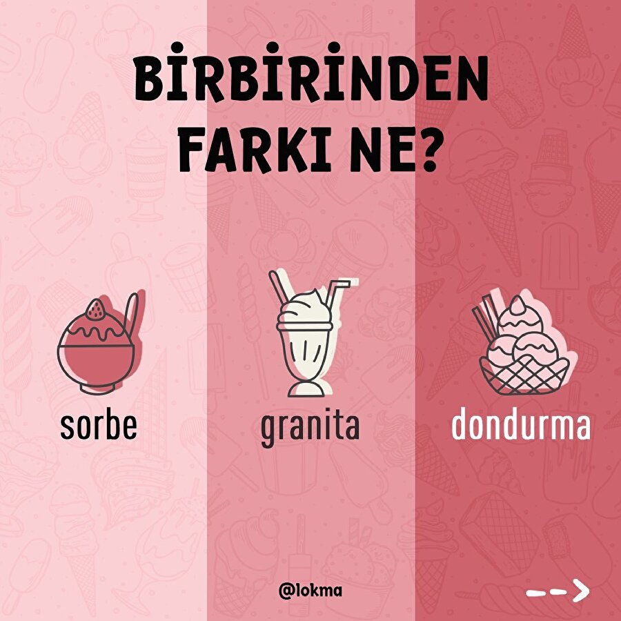 Farkları ne?🍨