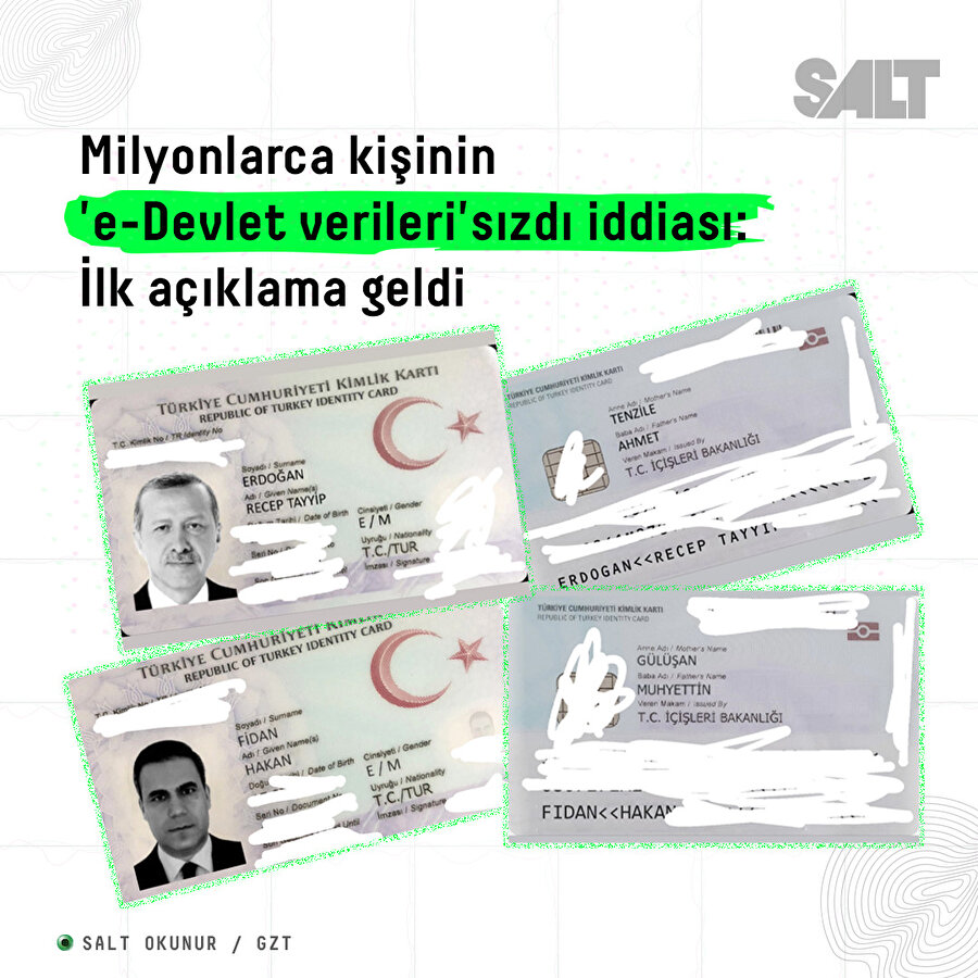 Milyonlarca kişinin e-Devlet verisi sızdı iddiası: İlk açıklama geldi