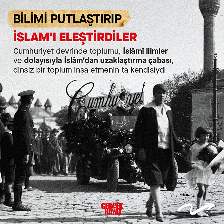 Bilime laf söyletmeyenler Allah'a her şeyi dedirtti