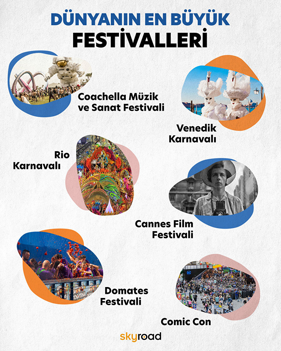 Dünyanın en büyük festivalleri 🙌