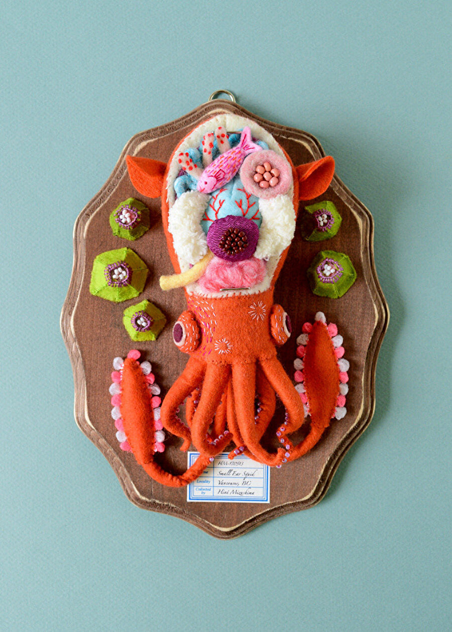 Böcek ve deniz canlılarından minik heykeller ✨