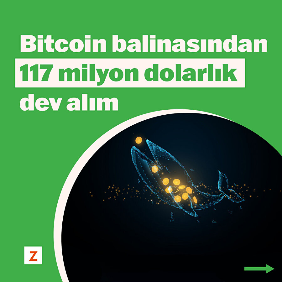 Bitcoin balinasından 117 milyon dolarlık dev alım