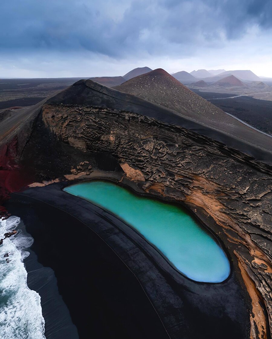 El Golfo: Lanzarote'de sinematik bir yeşil göl 🤩