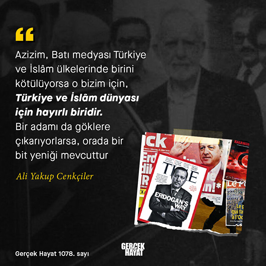 Küfür kimi hedef alırsa işte onun yanındayız