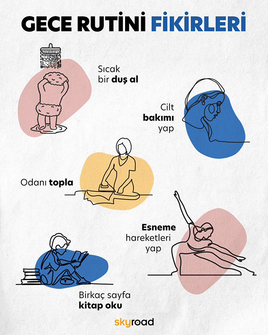 Gece rutini fikirleri 🙌