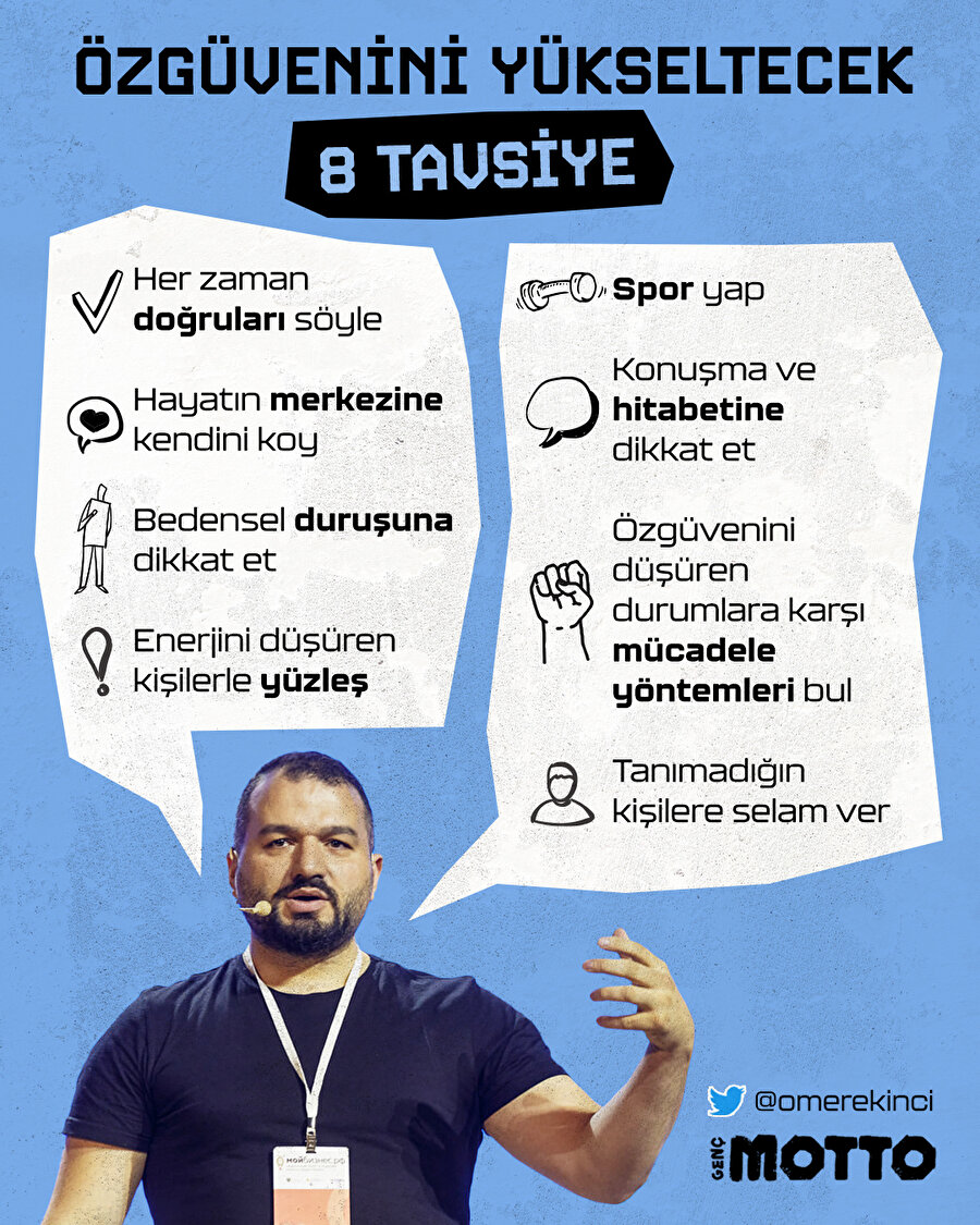 Ömer Ekinci'den özgüveninizi yükseltecek 8 aktivite 😎