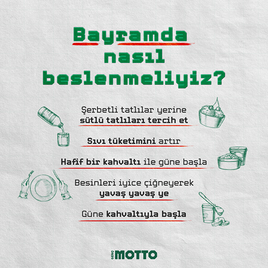 Bayramda nasıl beslenmeliyiz? 