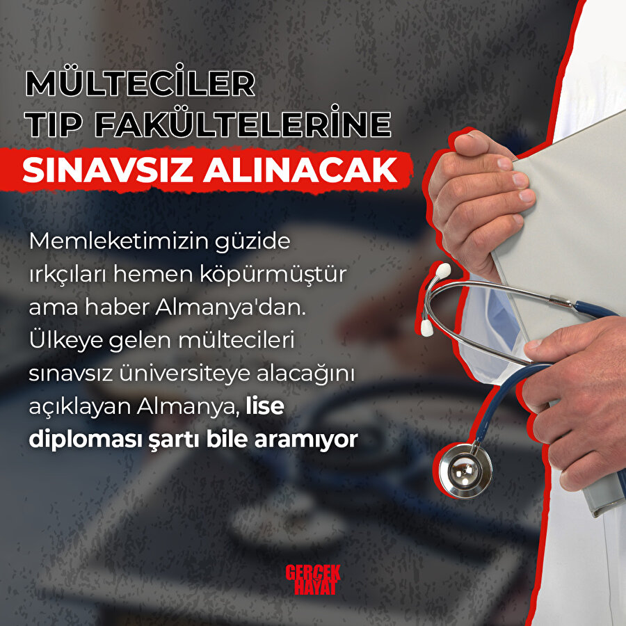 Mülteciler tıp fakültelerine sınavsız alınacak