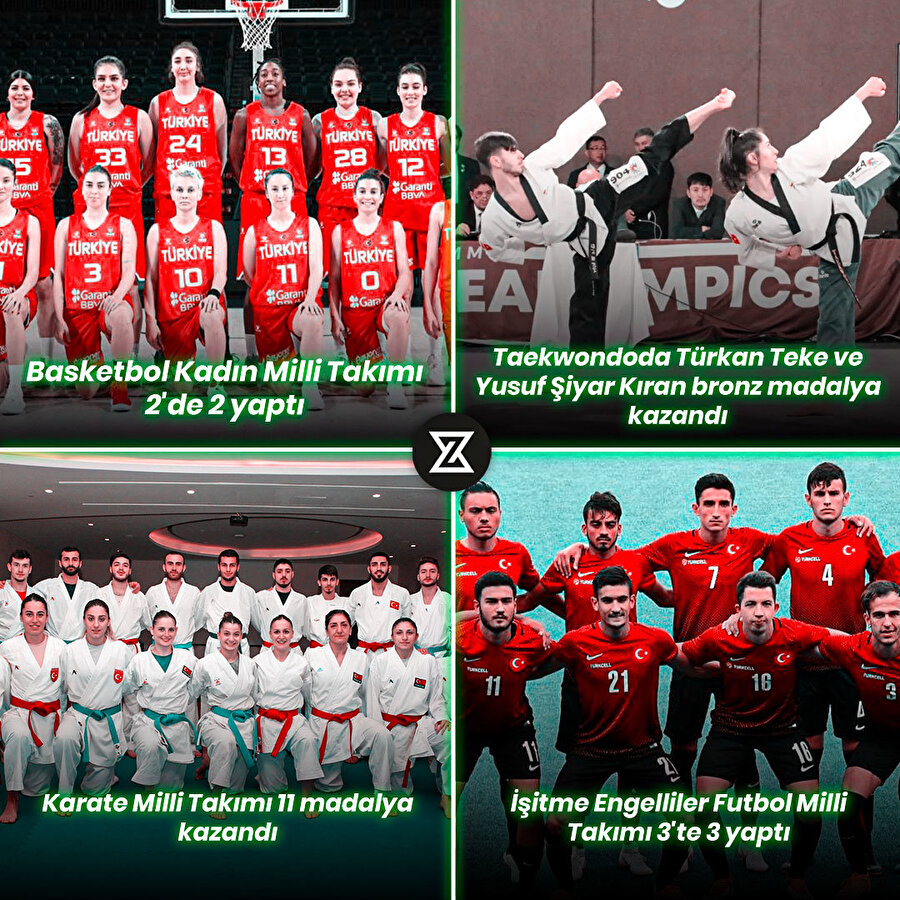 İşitme Engelliler Olimpiyat Oyunları'nda milli başarı