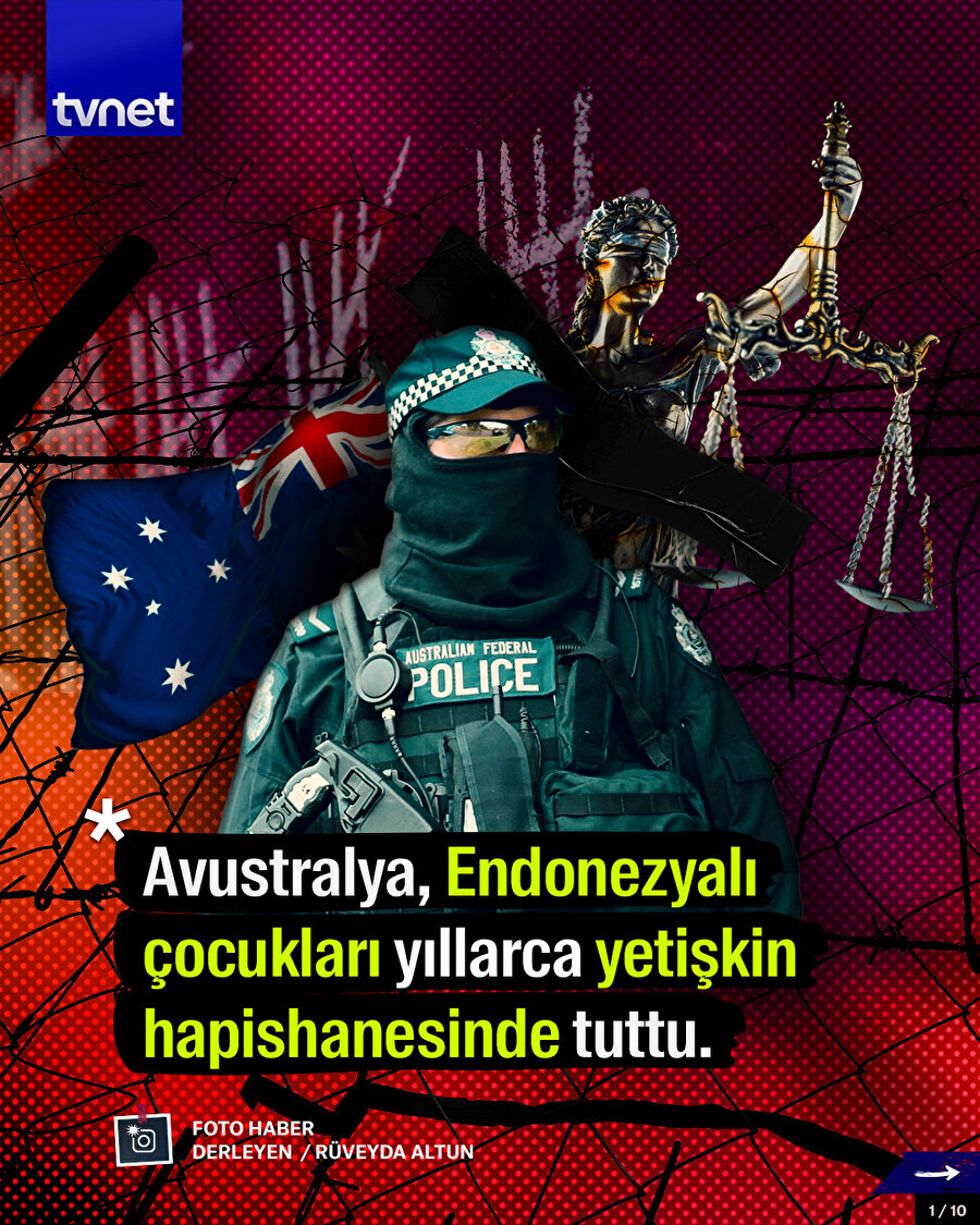 Avustralya, Endonezyalı çocukları yıllarca yetişkin hapishanesinde tuttu.