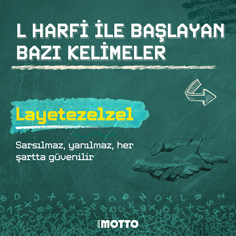 'L' harfi ile başlayan bazı kelimeler 🤓