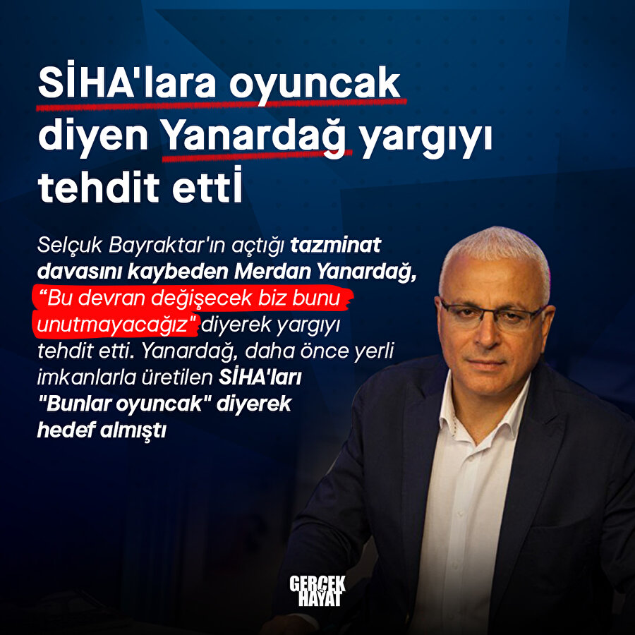 Merdan Yanardağ yargıyı tehdit etti