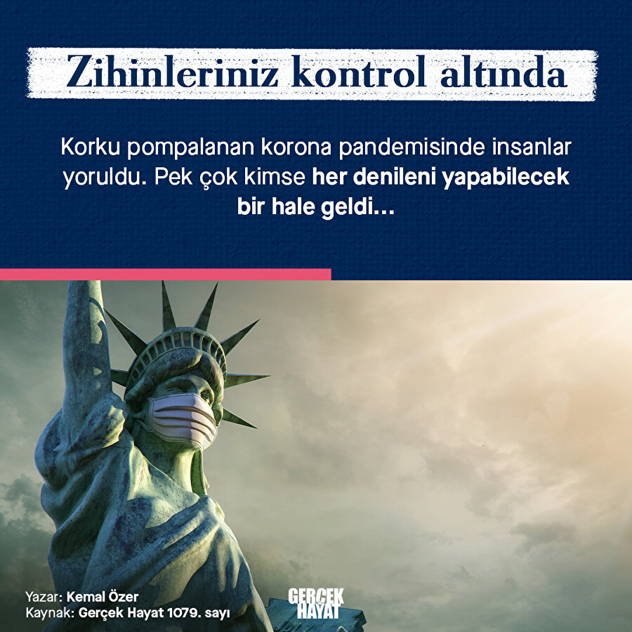 İnsanlığı korku ile kontrol altına aldılar