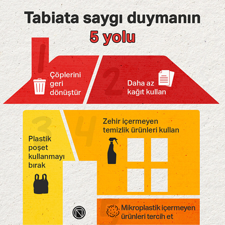 Tabiata saygı duymanın 5 yolu 😊