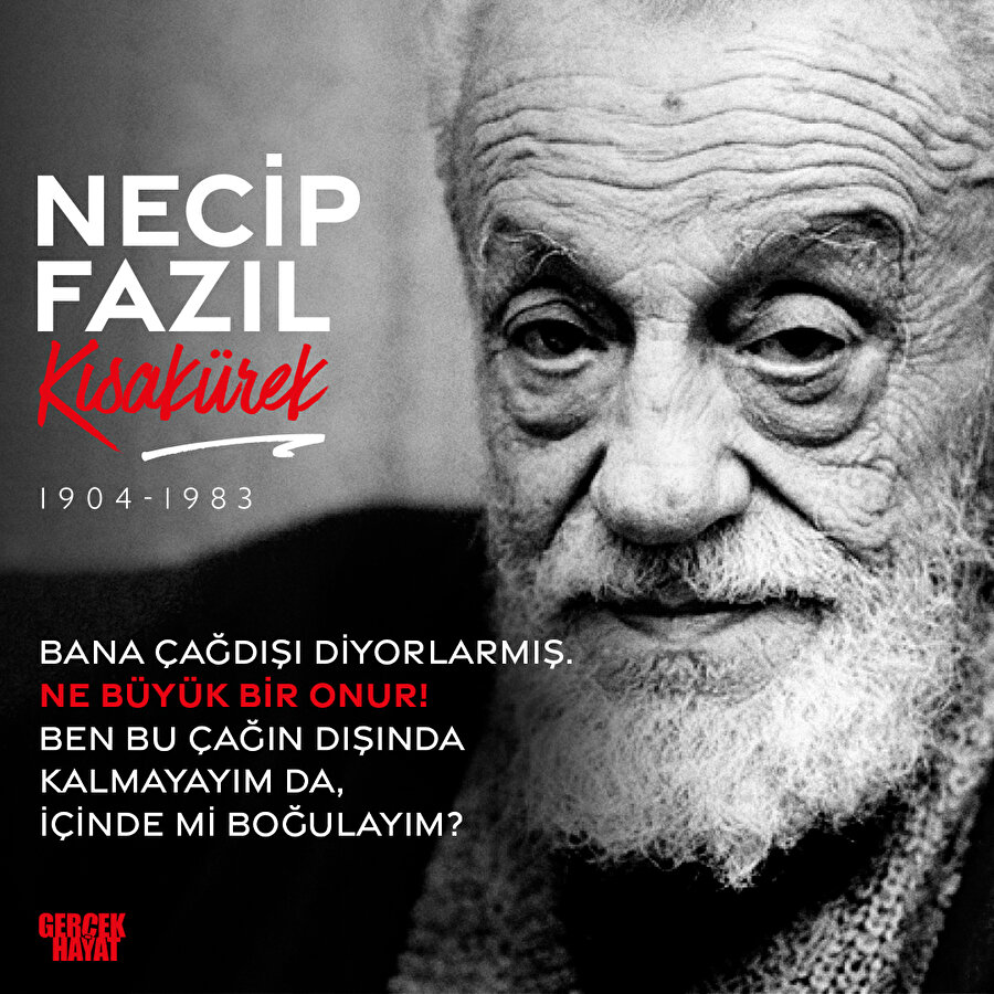 Bu çağın içinde mi boğulayım?