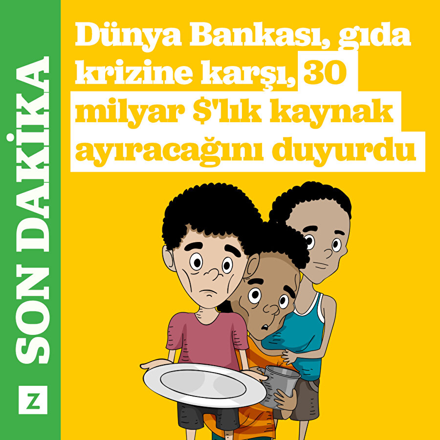 Dünya Bankasından gıda krizi için yeni kaynak