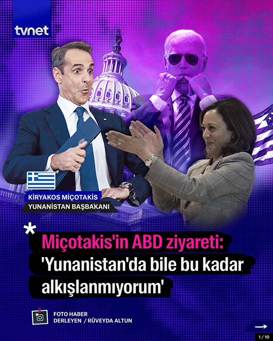 Miçotakis'in ABD ziyareti: 'Yunanistan'da bile bu kadar alkışlanmıyorum'