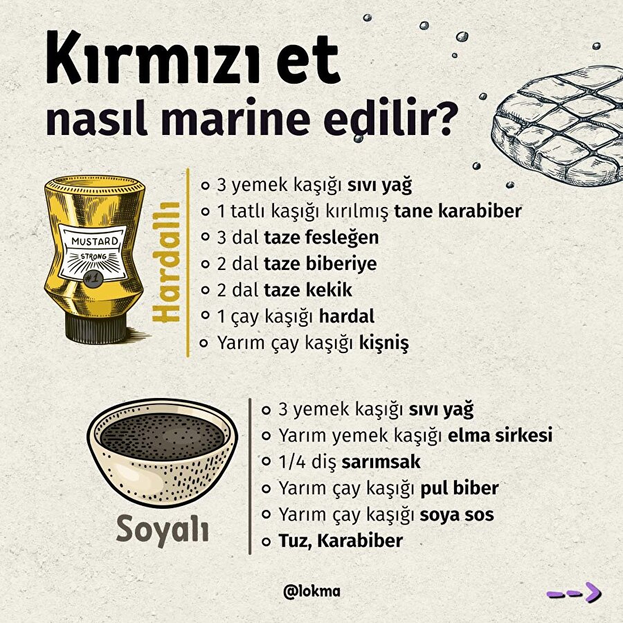 Kırmızı et nasıl marine edilir? 