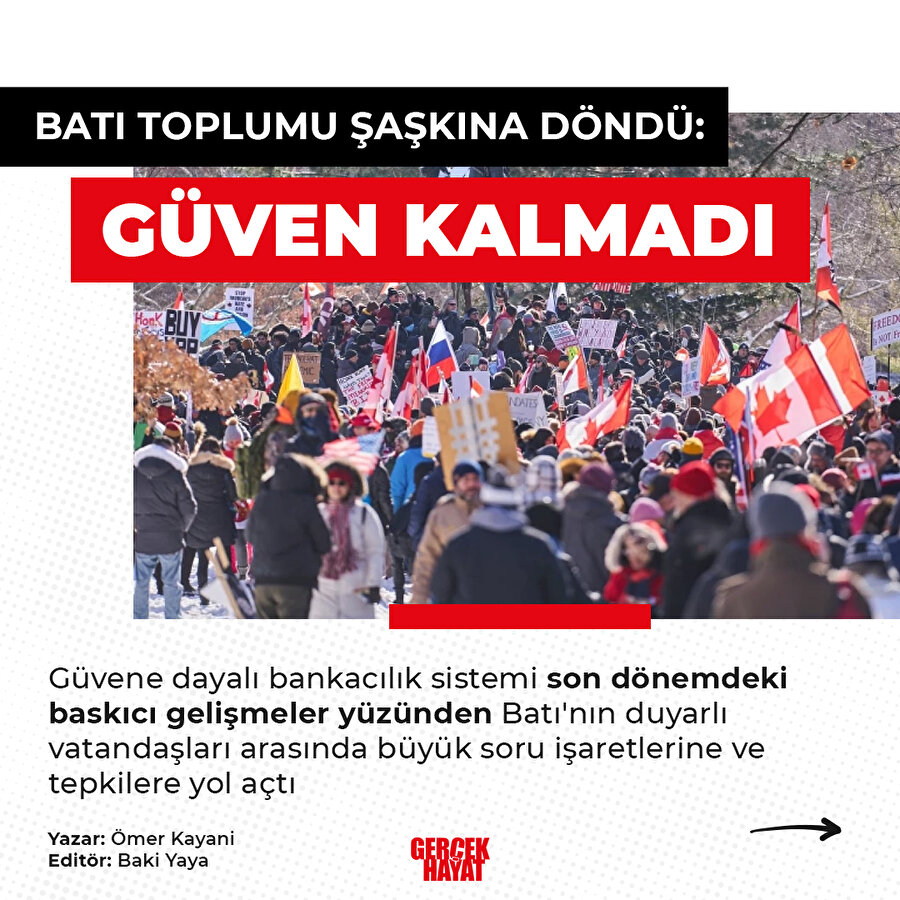 "Batı toplumunun küresel çetelere güveni kalmadı"