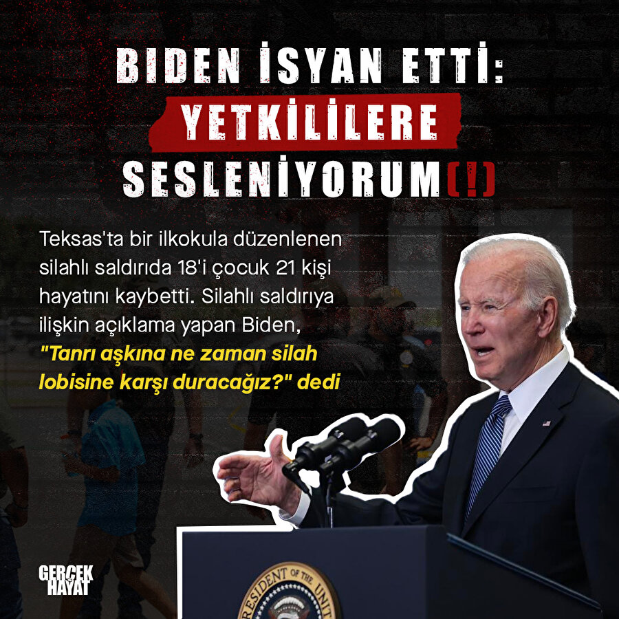 ABD Başkanı Biden, silah lobisini suçladı