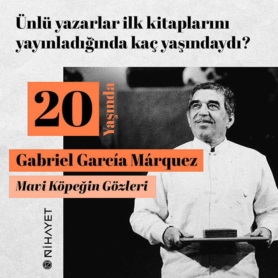 Ünlü yazarlar ilk kitaplarını yayınladığında kaç yaşındaydı? 
