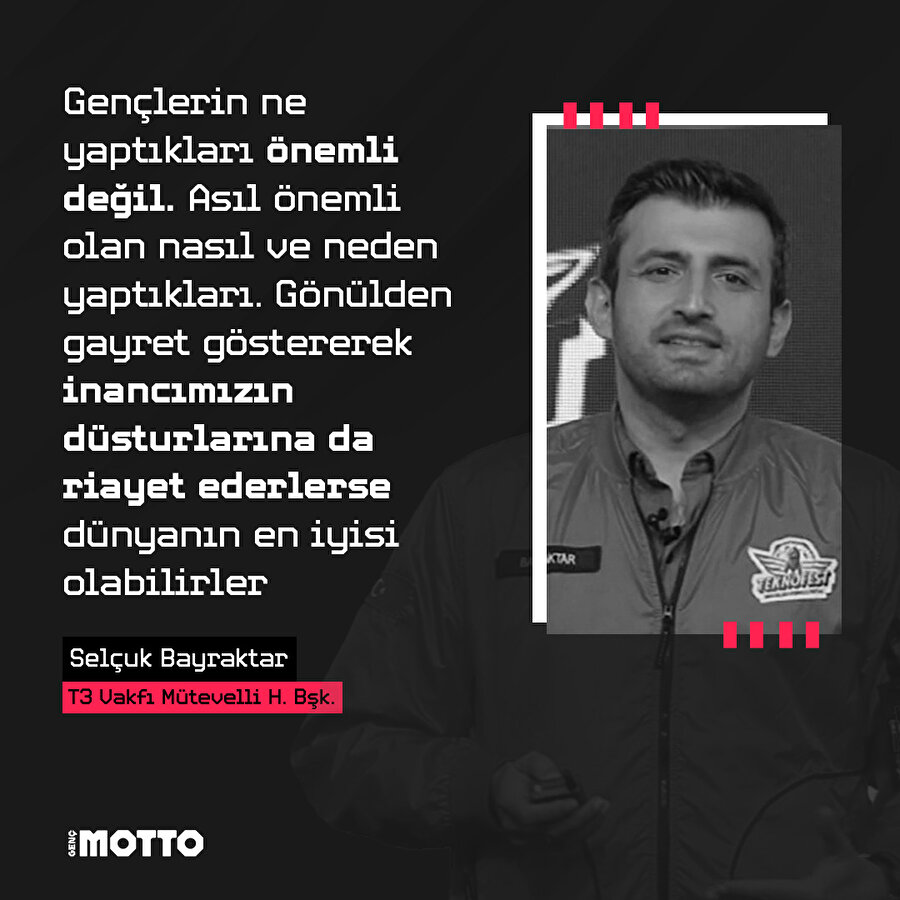 Selçuk Bayraktar'dan gençlere tavsiye 🙌