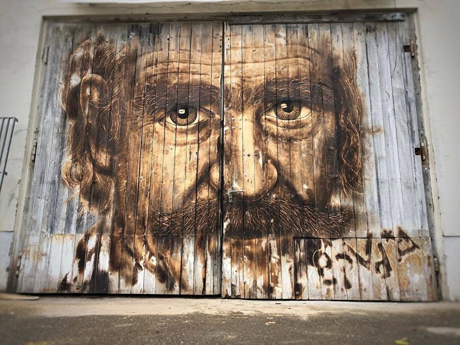 Ahşap üzerindeki çarpıcı grafitiler 🙌