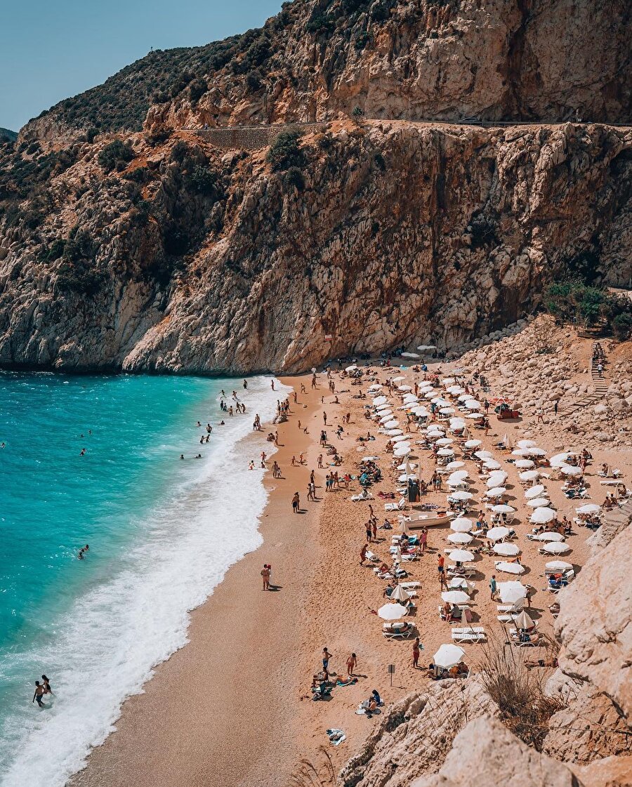 Dünyanın en iyi plajlarından biri: Kaputaş Plajı 🏖