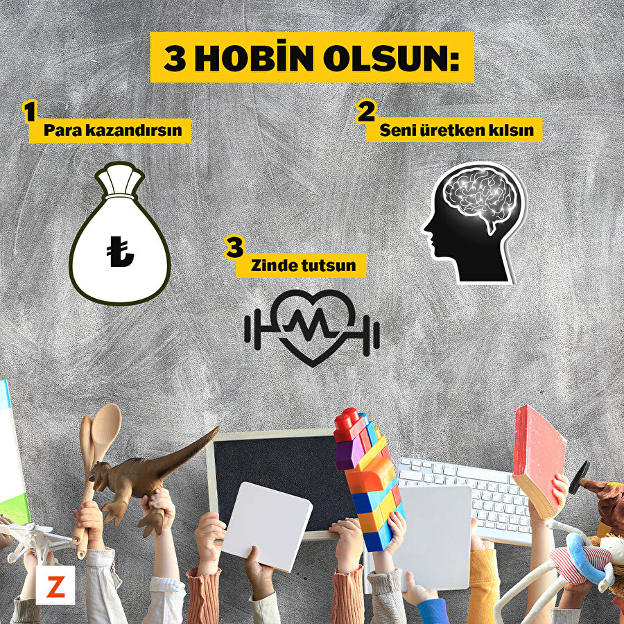 3 hobin olsun sana değer katsın
