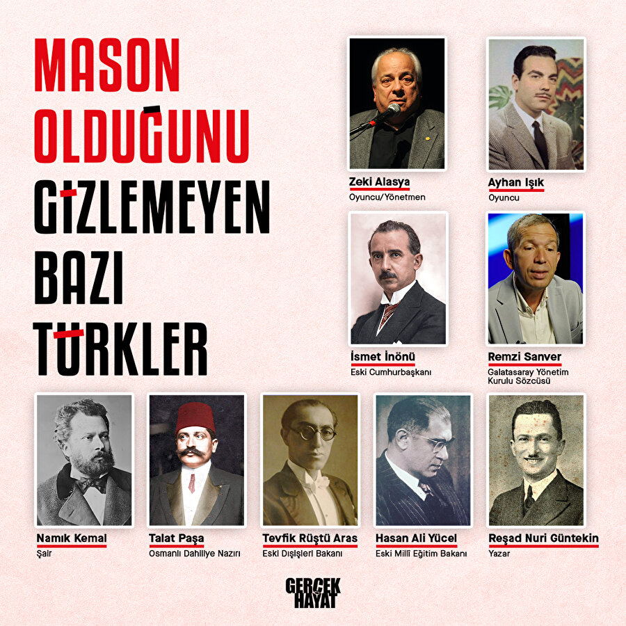 Tanıdığımız bazı ünlülerin Mason olduğunu biliyor muydunuz?