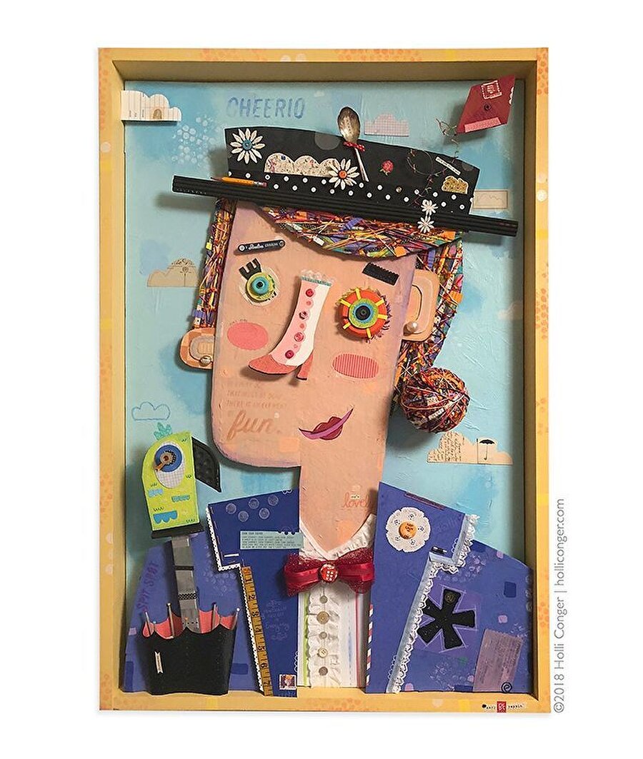 Hayal gücünün sınırlarını zorlayan kolaj sanatçısı 🤗