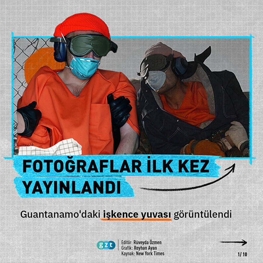 Fotoğraflar yayınlandı: Guantanamo'daki işkence yuvasını dünya ilk kez gördü