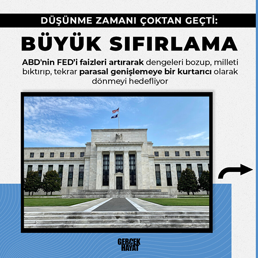 Büyük sıfırlama sonrası hedefleri ne?