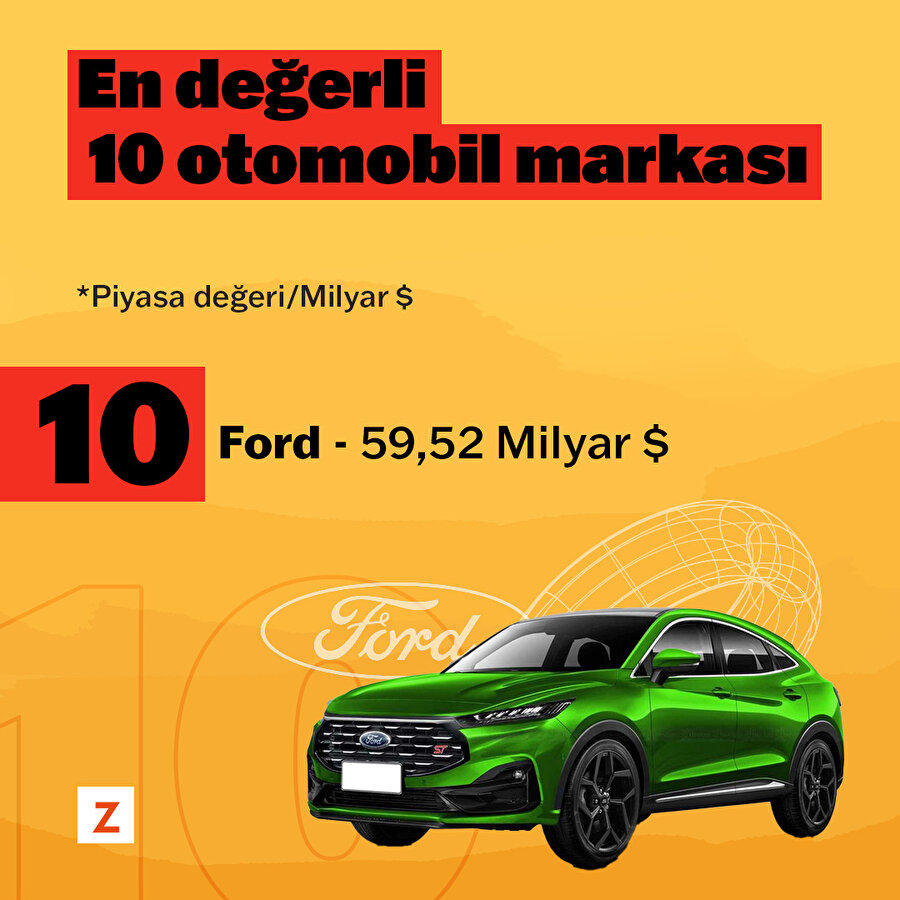 En değerli 10 otomobil markası