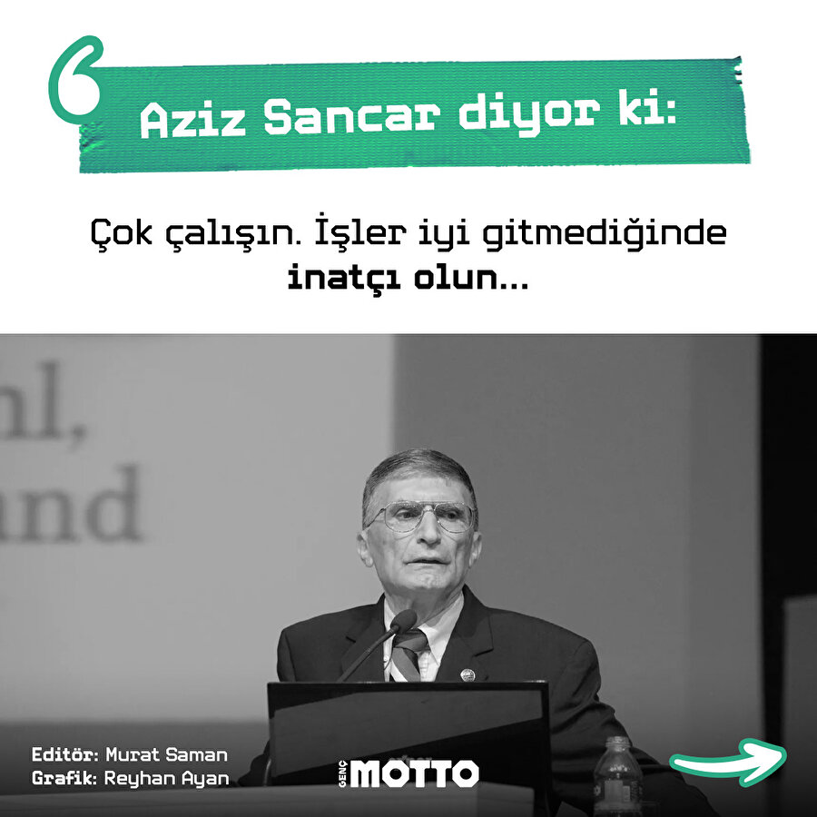 Aziz Sancar'dan gençlere tavsiye 🧐 