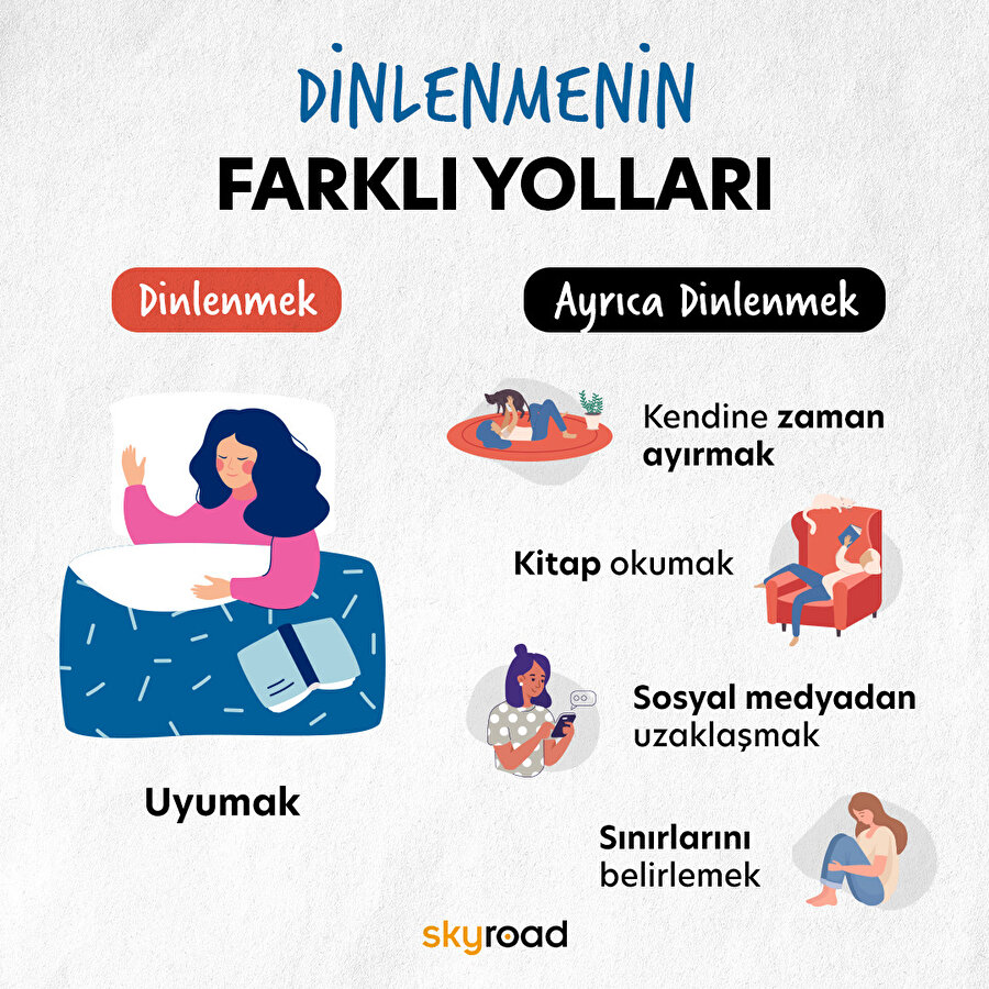 Dinlenmenin farklı yolları 😴