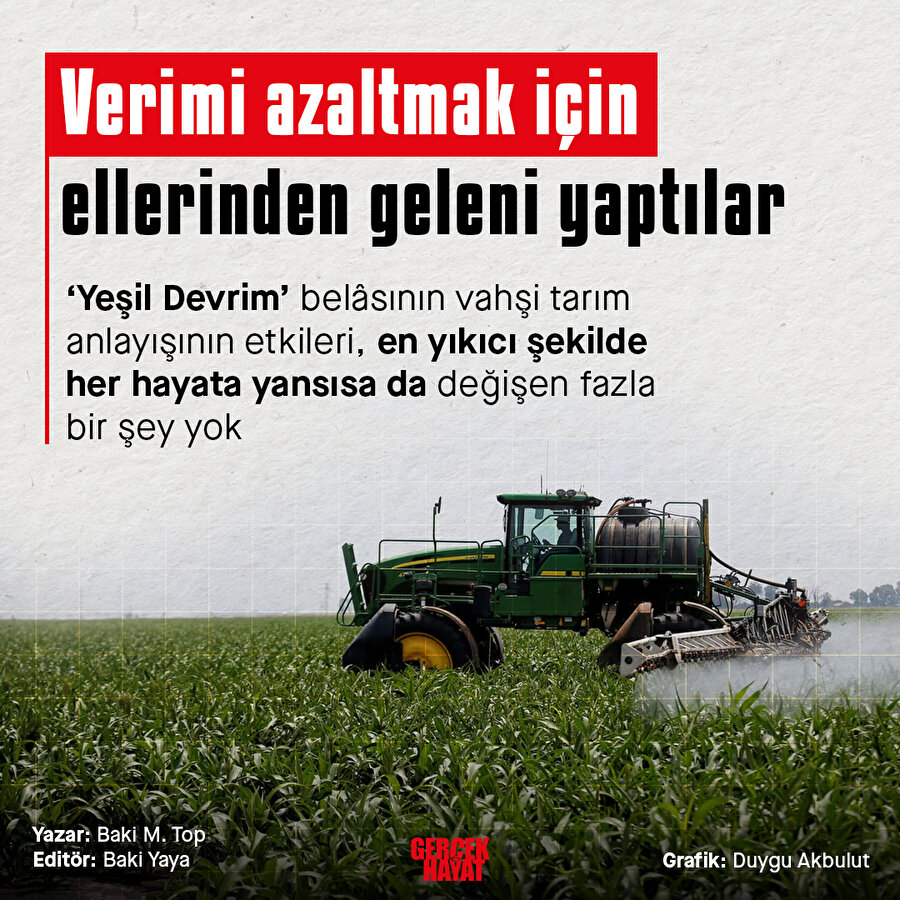 Yeşil devrimcilerin küçük parsel propagandası