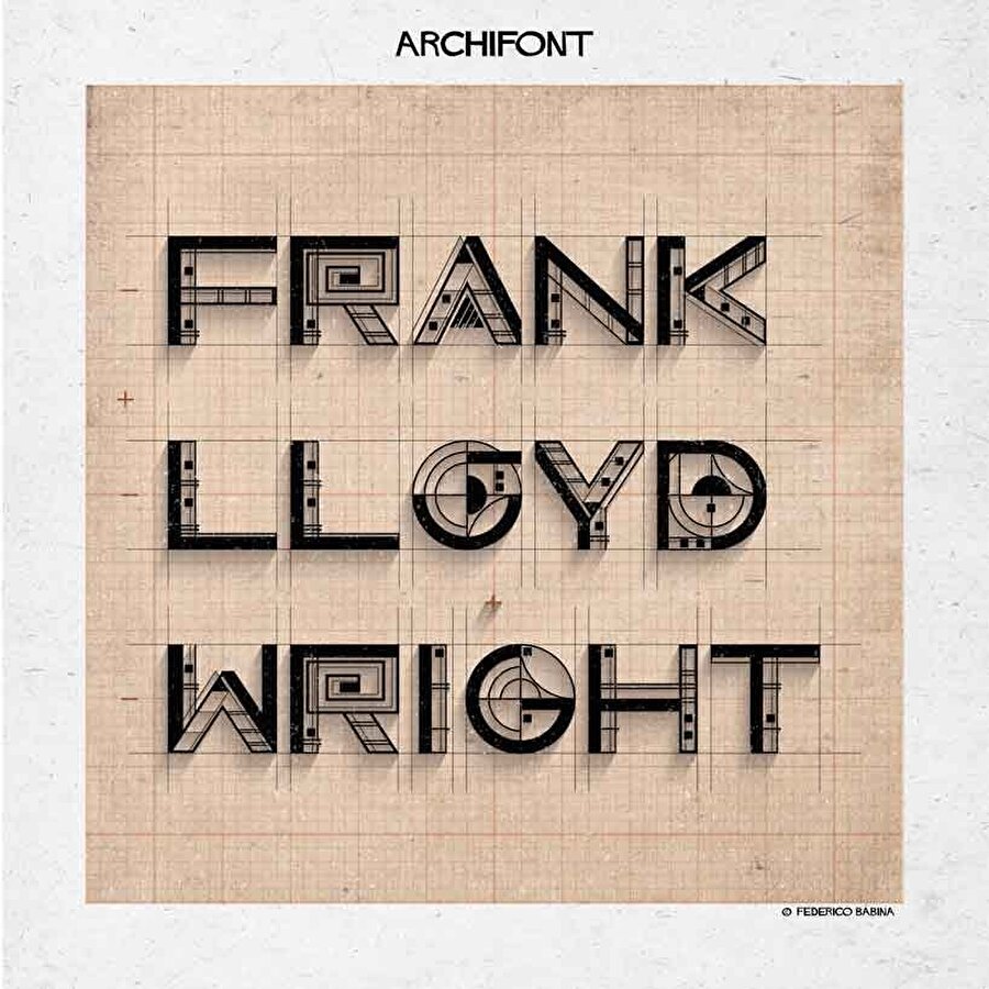 20. yüzyılın ikonik tasarımcılarından ilham alan fontlar... 