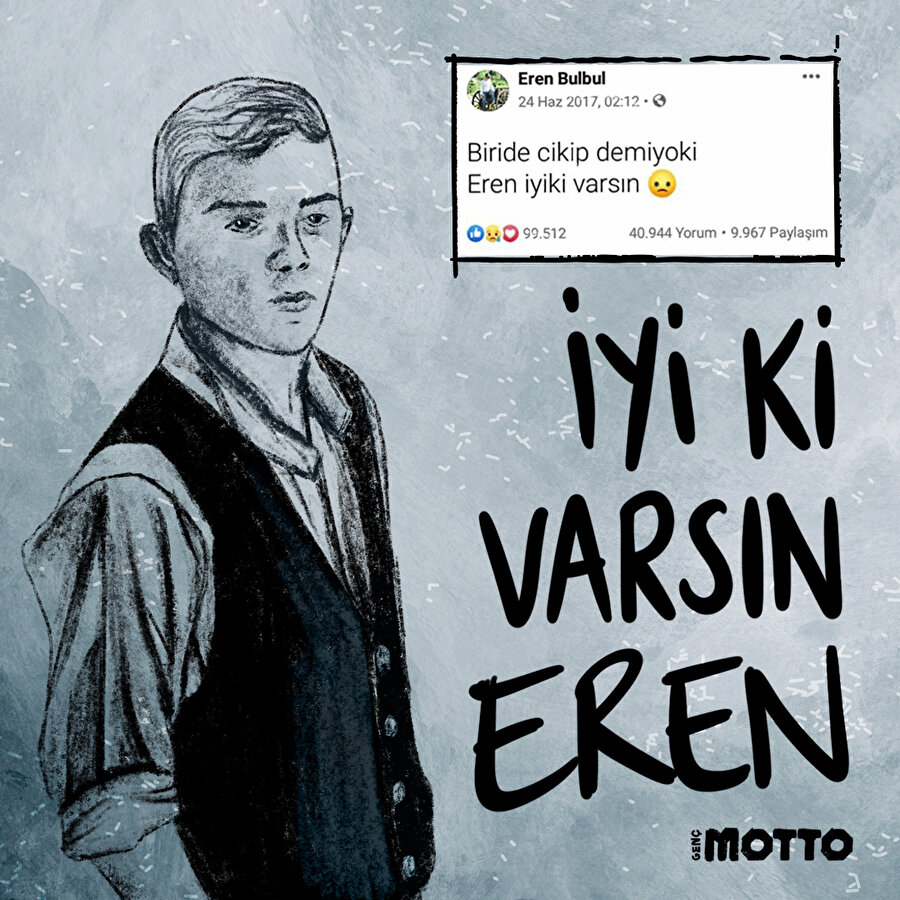 Paylaşımının üzerinden 5 yıl geçti: İyi ki varsın Eren!