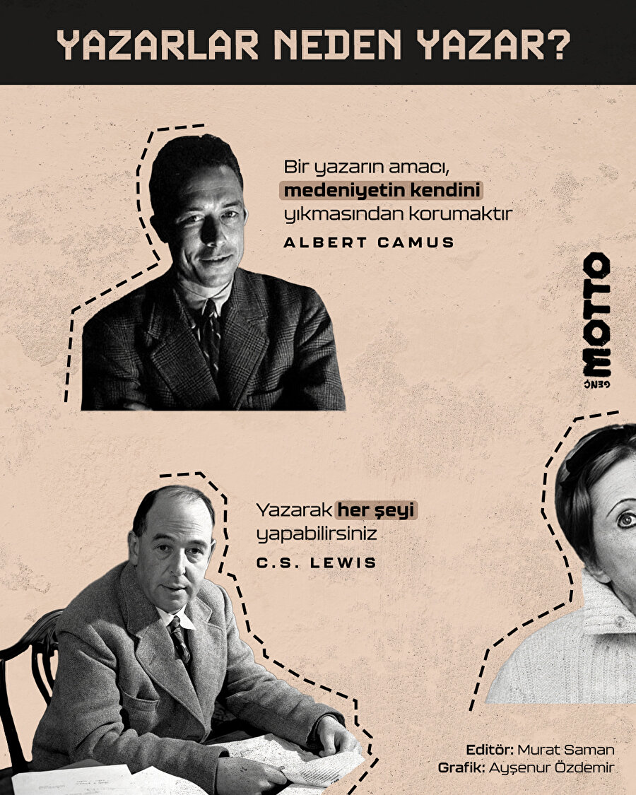 Yazarlar neden mi yazar? 