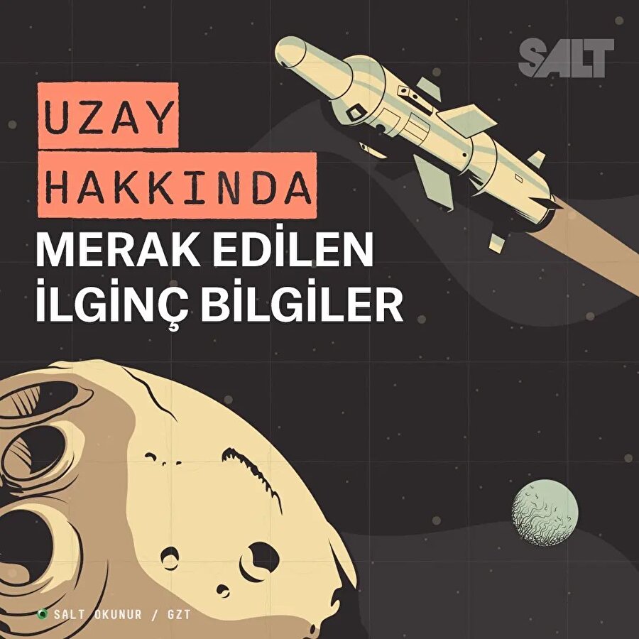 Uzay hakkında merak edilen ilginç bilgiler