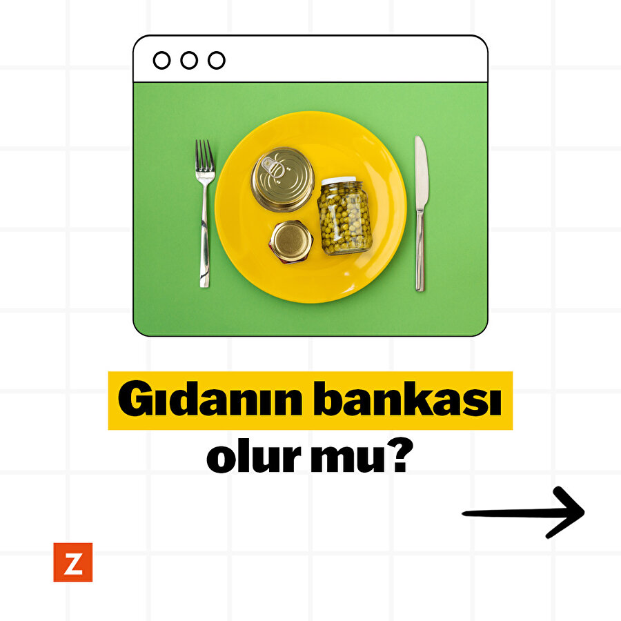 Gıdanın bankası olur mu?