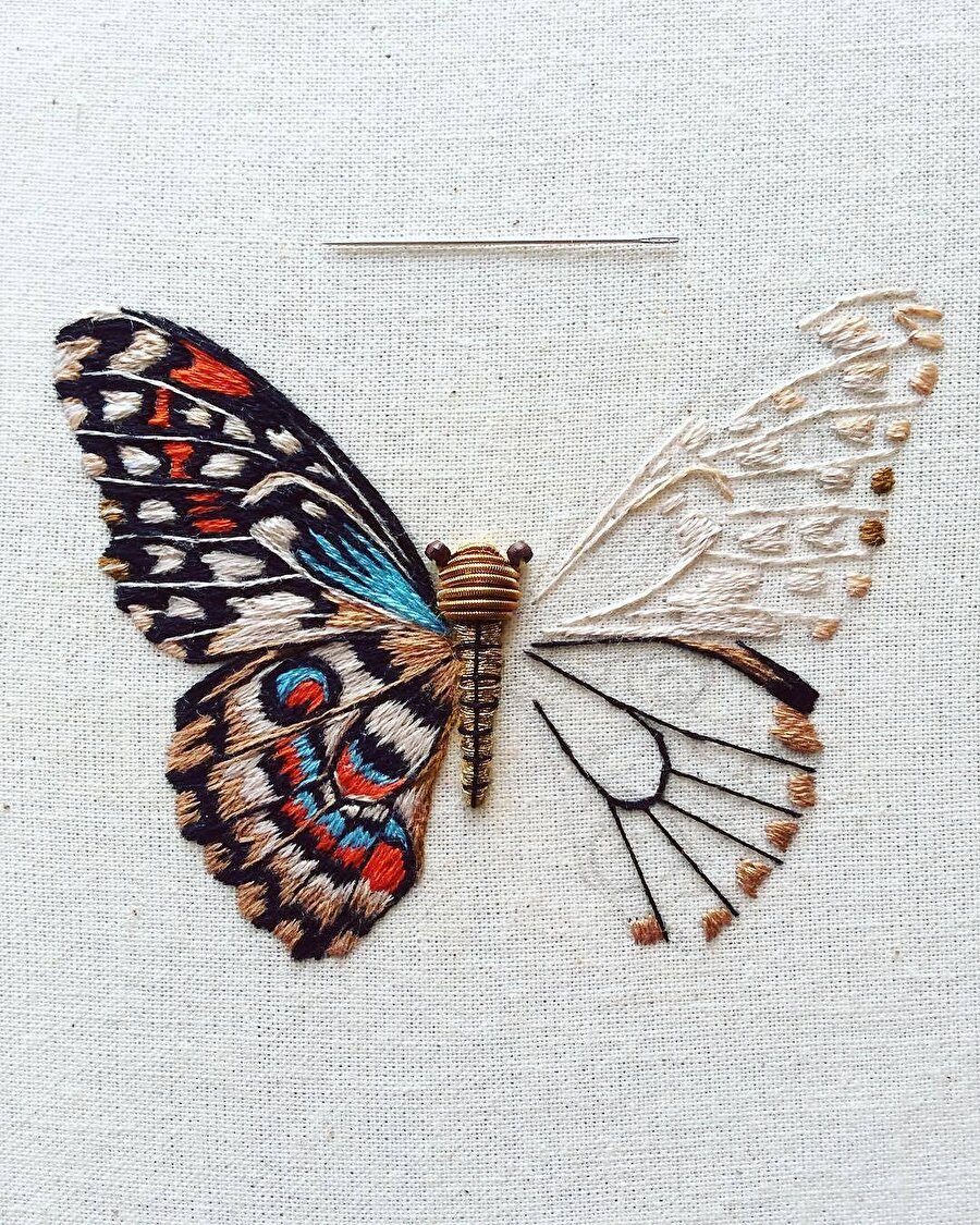 Büyüleyici nakış sanatı 🐝