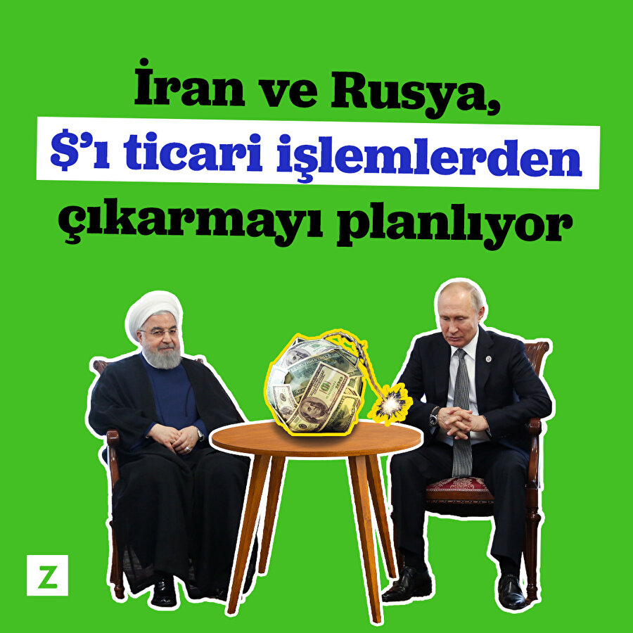 İran ve Rusya, doları ticari işlemlerden çıkarmayı planlıyor
