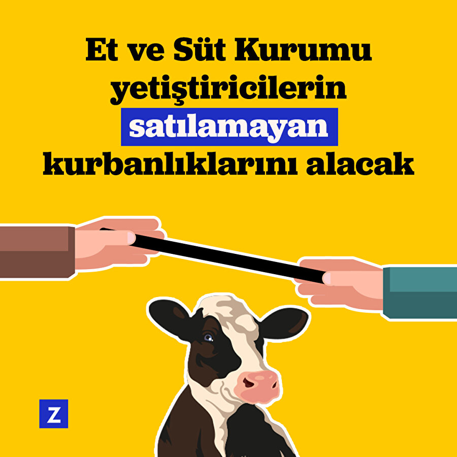 Et ve Süt Kurumu yetiştiricilerin satılamayan kurbanlıklarını alacak