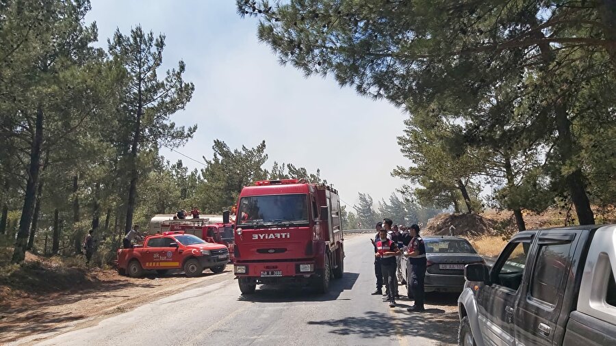Datça'da orman yangını: Alevler yerleşim yerlerine yaklaştı