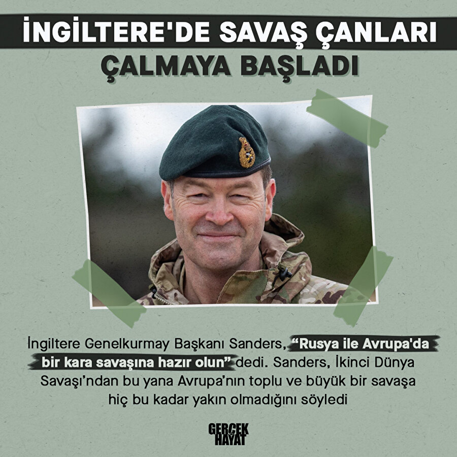 İngiltere'de savaşa hazırlık çağrısı
