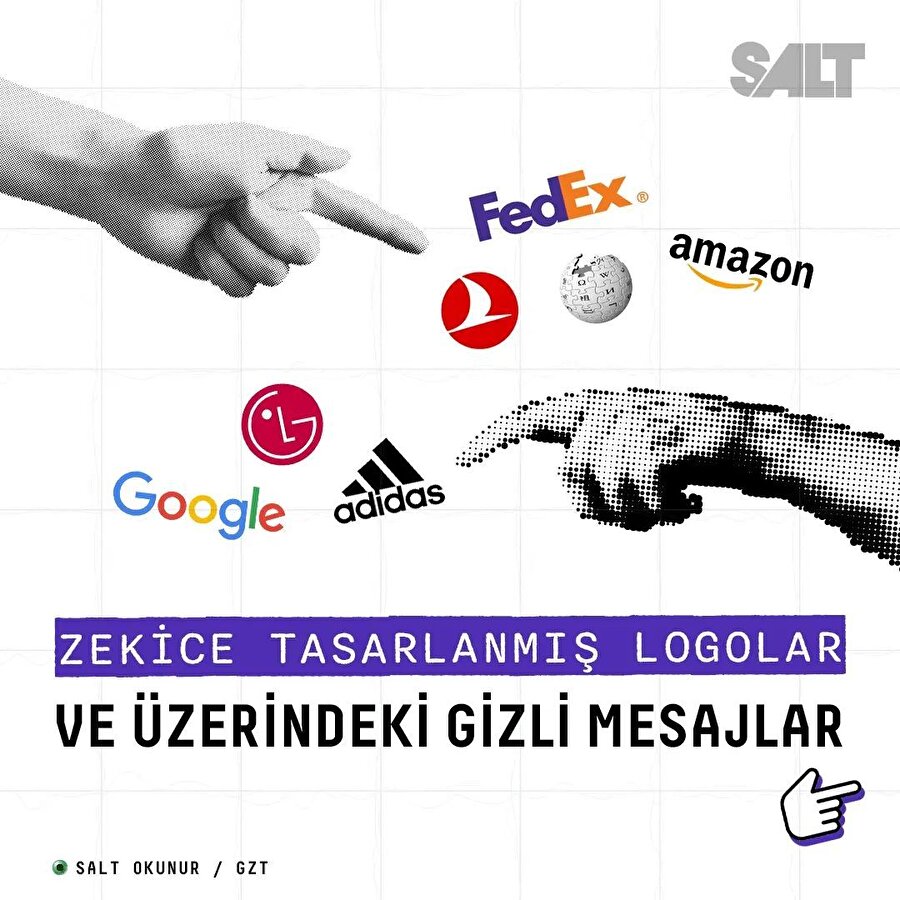 🤯Zekice tasarlanmış logolar ve üzerindeki gizli mesajlar