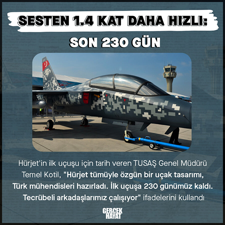 Hürjet'in uçmasına 230 gün kaldı