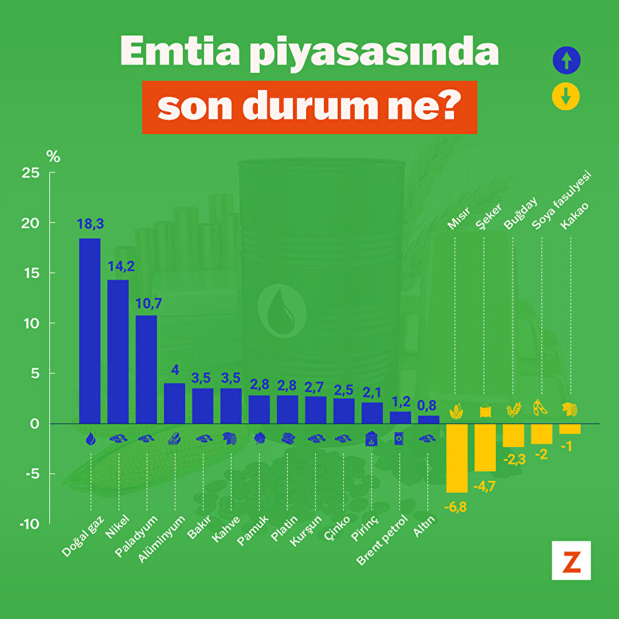 Emtia piyasasında son durum ne?